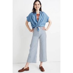 Madewell Emmet Wide-leg Cropped Pants